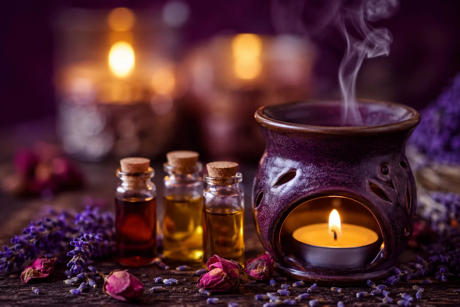 Aromaterapi yağı ve brülör — Lila Spa, Güngören misafirlerine hizmet veren salon