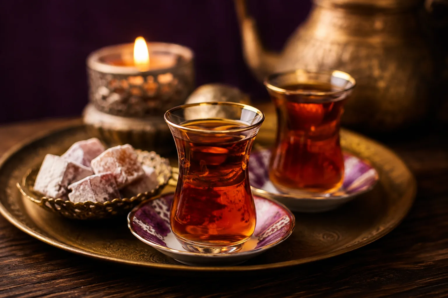 Karşılama çayı servisi — Lila Spa, Güngören misafirlerine hizmet veren salon